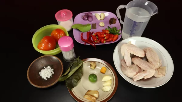 Bahan apa saja yang ada di Ayam geprek